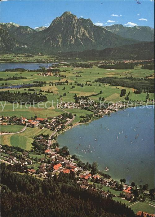Hopfen See Fliegeraufnahme mit Allgäuer und Tirole