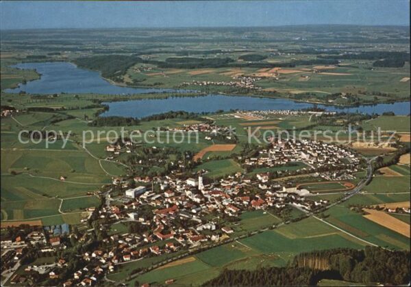 Waging See Fliegeraufnahme mit Waginger- und Tachi