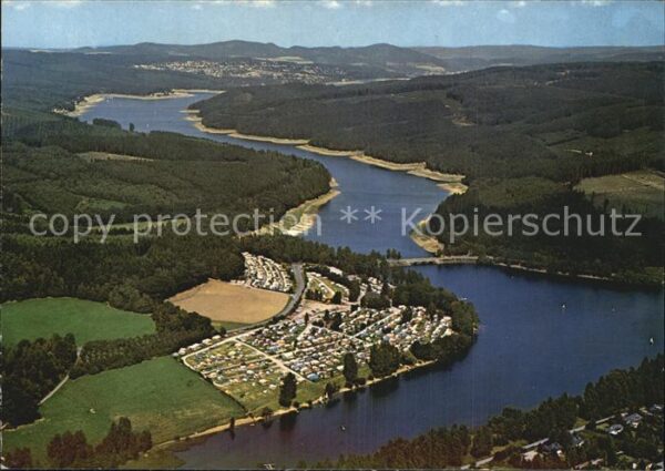 Amecke Fliegeraufnahme Camping am Amecker Damm