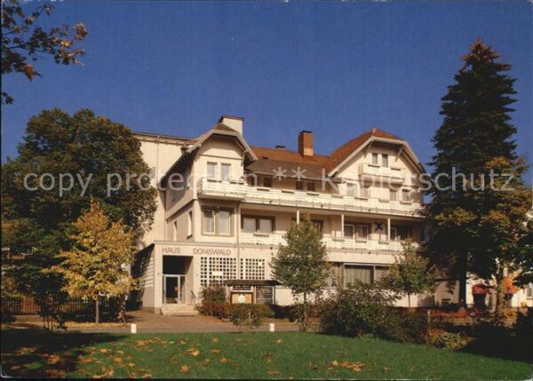 Koenigsfeld Schwarzwald Haus Doniswald