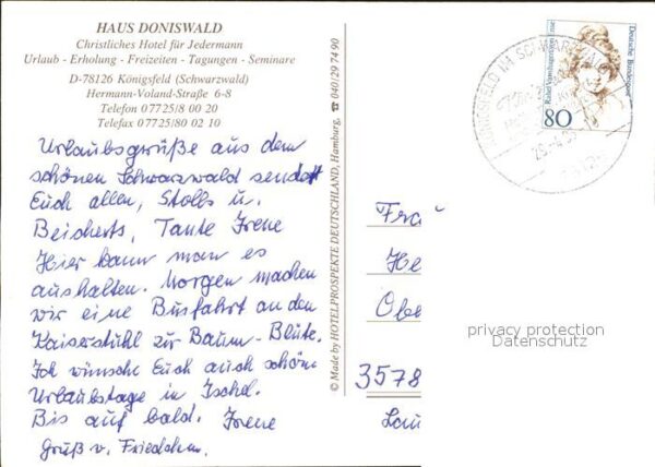 Koenigsfeld Schwarzwald Haus Doniswald – Bild 2