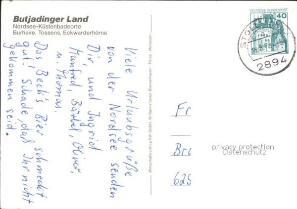 Burhave Tossens Eckwarderhörne Butjadinger Land – Bild 2