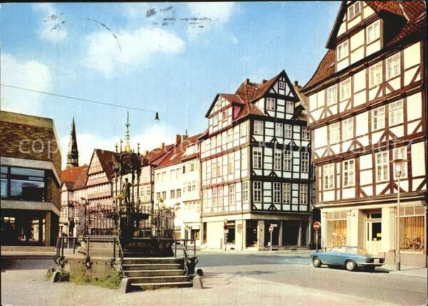 Hannover Holzmarkt mit Oskar-Winter-Brunnen