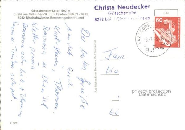 Bischofswiesen Götschenalm Loipi Kühe – Bild 2