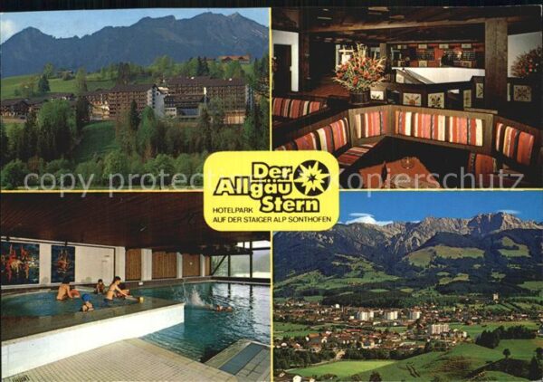 Sonthofen Oberallgaeu Hotelpark der Allgäuer Stern