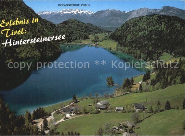 Scheffau Wilden Kaiser mit Hintersteinsee