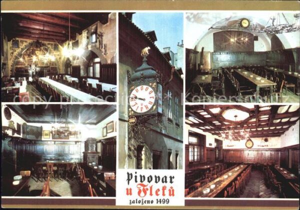 Praha Prahy Prague Pivovar u  Fleku