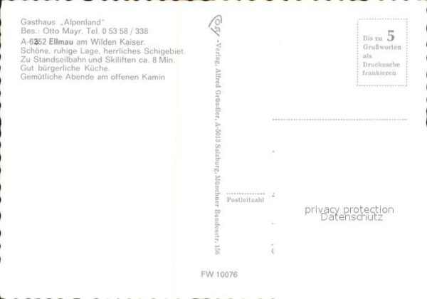 Ellmau Tirol Gasthaus Alpenland – Bild 2