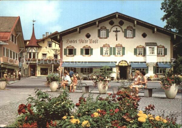 Oberammergau Dorfplatz Passionsspielort