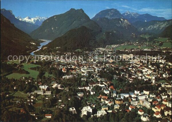 Bad Reichenhall Fliegeraufnahme mit Reiteralpe Loferer-