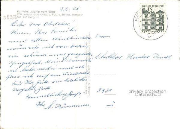 Wigratzbad Kurheim Maria vom Sieg – Bild 2
