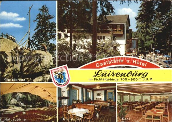 Luisenburg Restaurant Hotel Naturbühne Gipfelkreuz