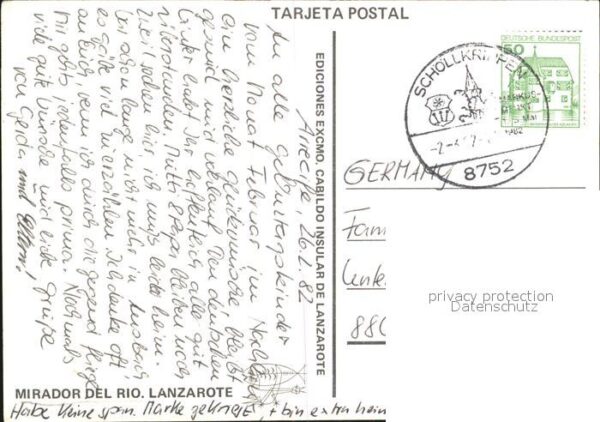 Lanzarote Kanarische Inseln Mirador Del Rio – Bild 2