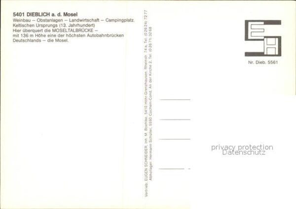 Dieblich Fliegeraufnahme mit Mosel – Bild 2