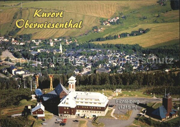 Oberwiesenthal Erzgebirge Fliegeraufnahme