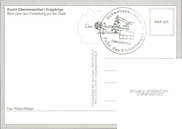Oberwiesenthal Erzgebirge Fliegeraufnahme – Bild 2