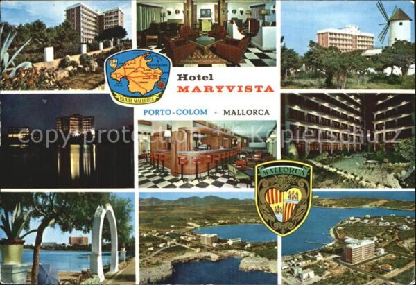 Porto Colom Hotel Maryvista Fliegeraufnahmen