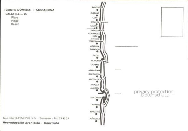Calafell Costa Dorada Tarragona Strand – Bild 2