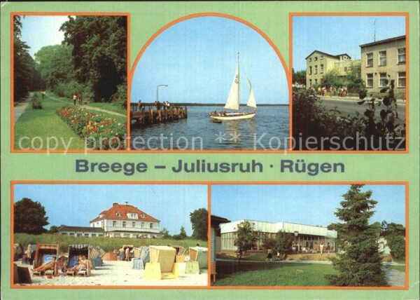 Juliusruh Ruegen Breege Hafen Bodden Kurhaus Dünenhaus