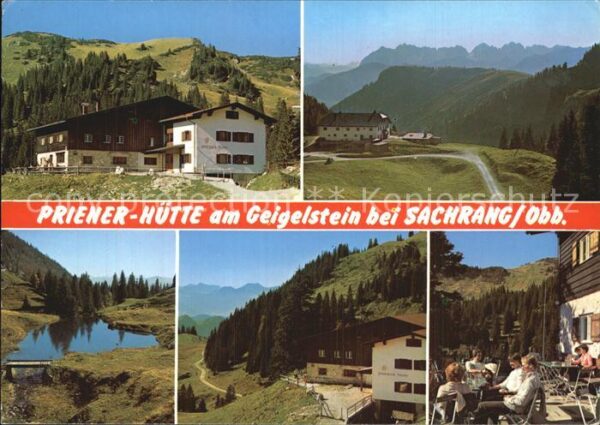 Sachrang Chiemgau Priener Hütte am Geigelstein