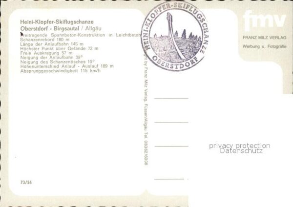 Oberstdorf Birgsautal Heini Klopfer Skiflugschanze – Bild 2
