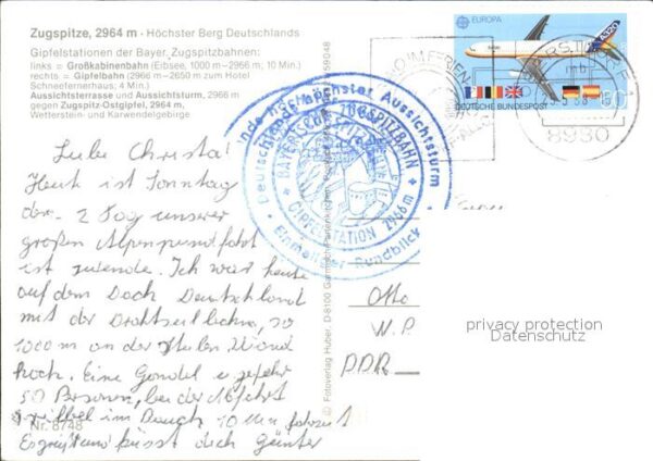 Zugspitze Gipfelbahn Aussichtsterrasse – Bild 2