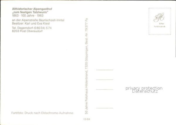 Oberaudorf Alpengasthof zum feurigen Tatzlwurm – Bild 2