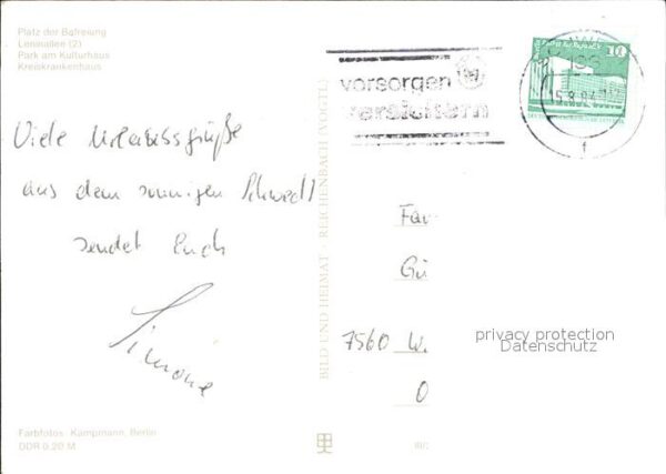 Schwedt Leninallee Park Kulturhaus – Bild 2