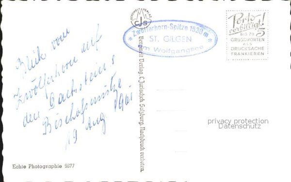 St Gilgen Salzkammergut Zwölferhorn Dachstein – Bild 2
