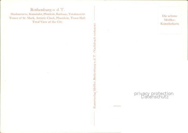 Rothenburg Tauber Marktmuseum Kunstuhr Plönlein Rathaus T – Bild 2