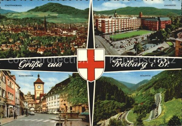 Freiburg Breisgau Panorama Schwabentor Höllental Universi