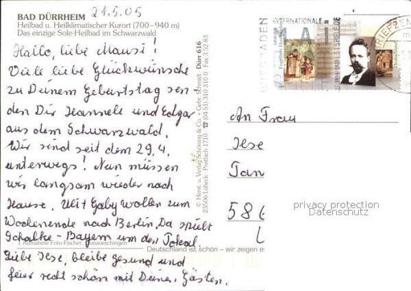 Bad Duerrheim Kurpark Kurhaus Brunnen – Bild 2
