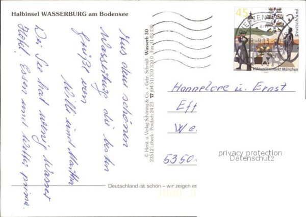 Wasserburg Bodensee Teilansicht Museum Sankt Georg Schloss – Bild 2