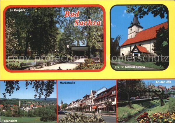 Bad Sachsa Harz Evangelische Sankt Nikolai Kirche Markt