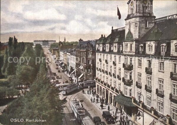 Oslo Norwegen Karl Johan