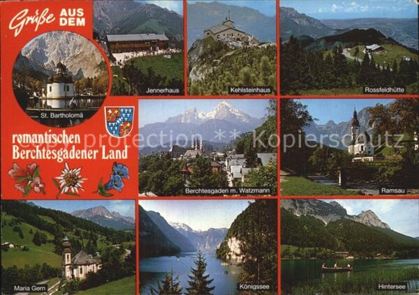 Berchtesgaden Jennerhaus Sankt Bartolomä Maria Gern K