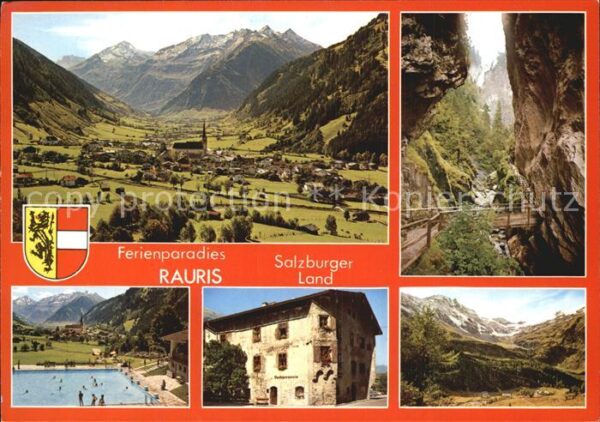 Rauris Panorama Schwimmbad Schlucht
