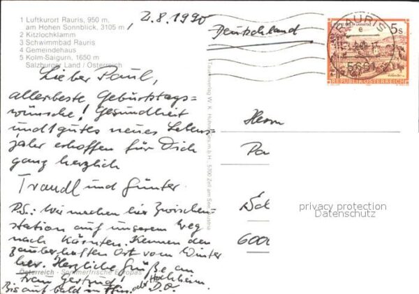Rauris Panorama Schwimmbad Schlucht – Bild 2