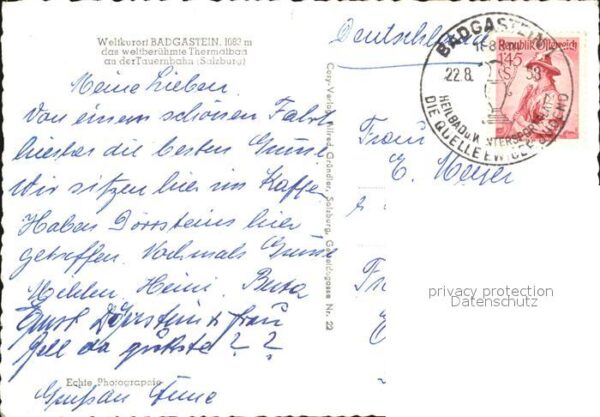 Badgastein Fliegeraufnahme – Bild 2