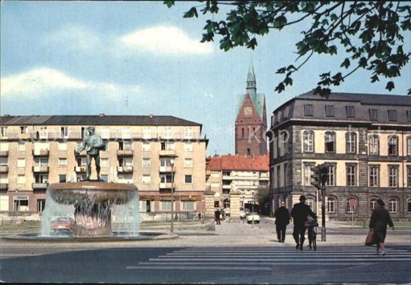 Hannover Duvebrunnen am Leibniz Ufer