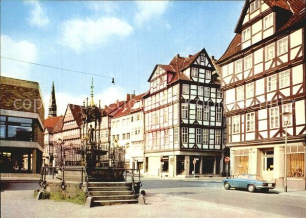 Hannover Holzmarkt Oskar Winter Brunnen
