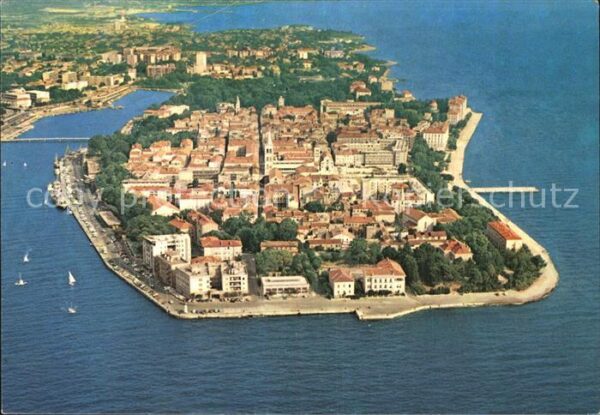 Zadar Zadra Zara Fliegeraufnahme
