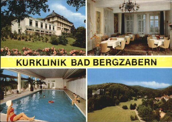 Bad Bergzabern Kurklinik Aussenansicht Schwimmbad Spei