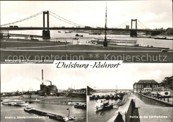 Duisburg Ruhrort Homberger Brücke Rhein- und Niederrhein
