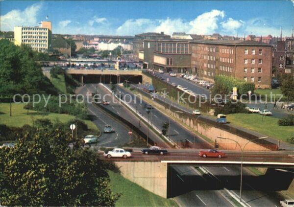 Duisburg Ruhr Stadtautobahn Hauptbahnhof