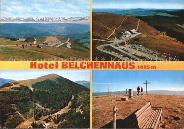 Belchen Baden Hotel Belchenhaus Gipfelkreuz Panorama