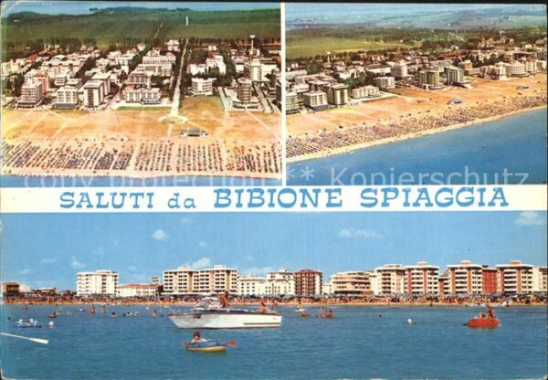 Bibione Fliegeraufnahme Strand