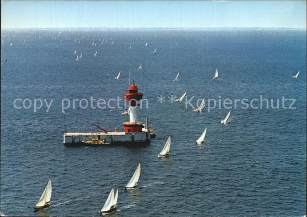 Kiel Fliegeraufnahme Leuchtturm