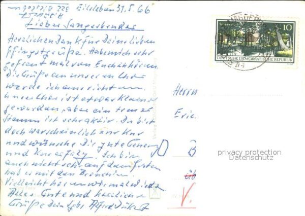 Eisleben Konsum Textilhaus Postamt Landwarenhaus – Bild 2