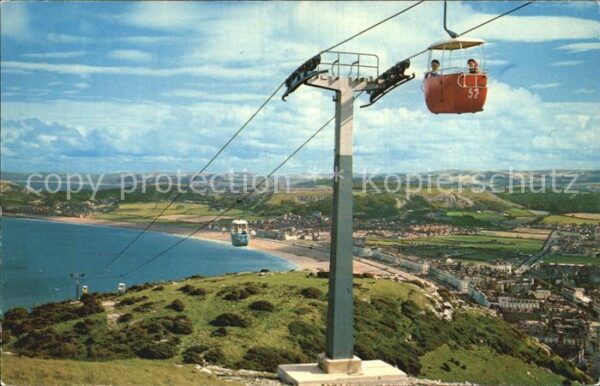 Llandudno Wales Sessellift Great orme